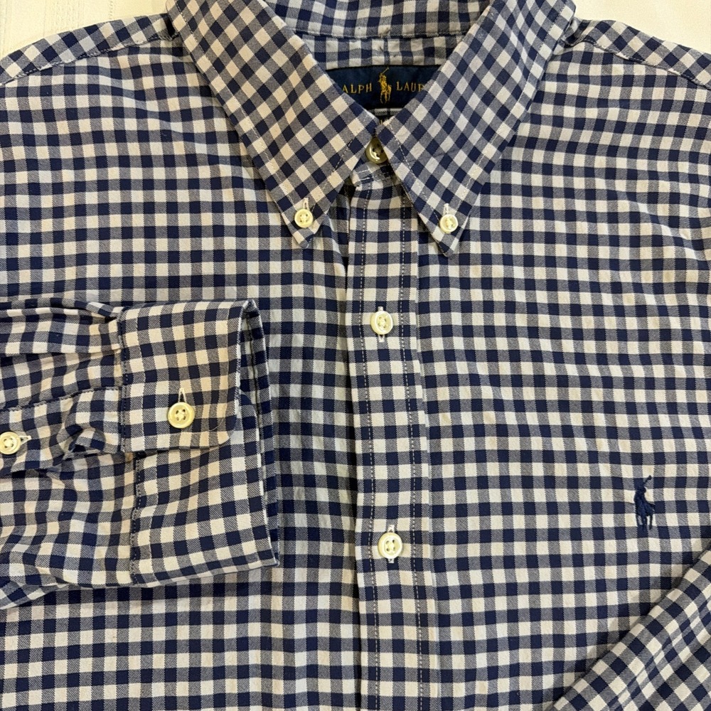 Polo‎ Ralph Lauren Men's Size XXL Slim Fit Performance L/S Button Down Shirt